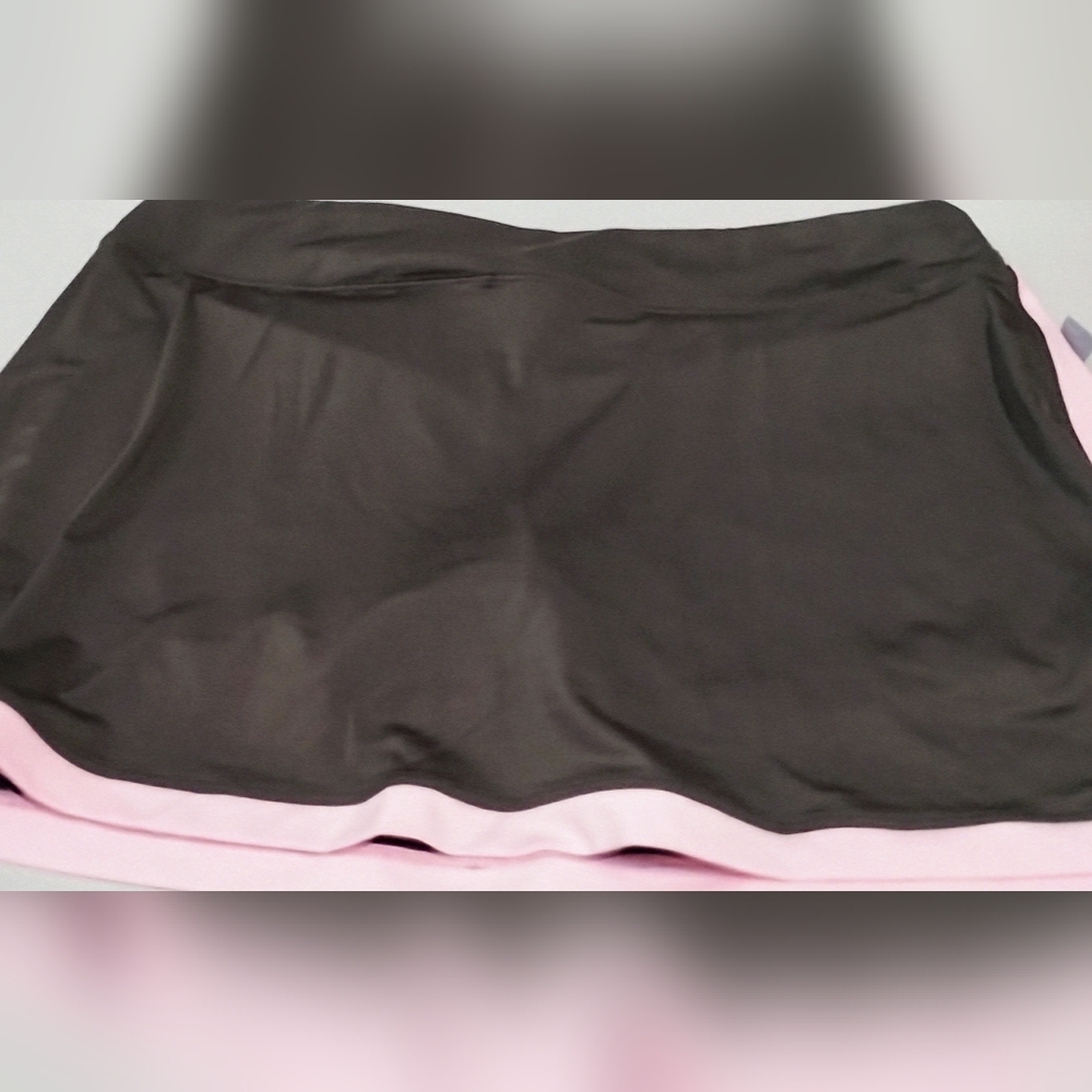 Nike Women's Brown and Pink Skirt Skort With Built In Shorts